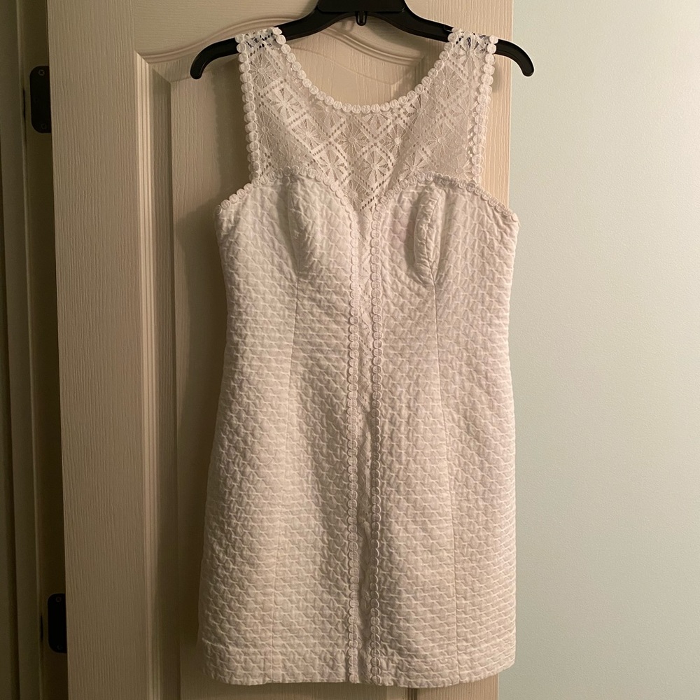 Worn once! Lilly Pulitzer White Dress